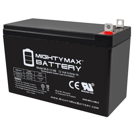 12V 9AH SLA Replacement Battery for Firman 4550 Watt Generator P03612 -  MIGHTY MAX BATTERY, MAX3945705